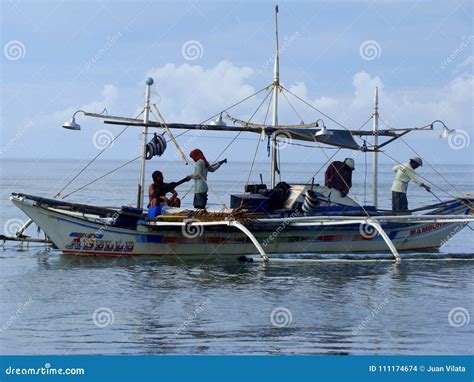 Bangkas A Traditional Type Of Outrigger Boats Used By Filipino