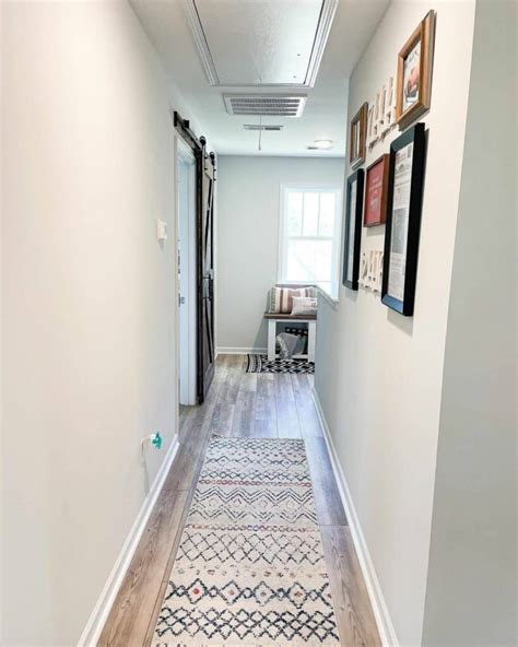 Patterned Runner In Barn Door Hallway Soul Lane