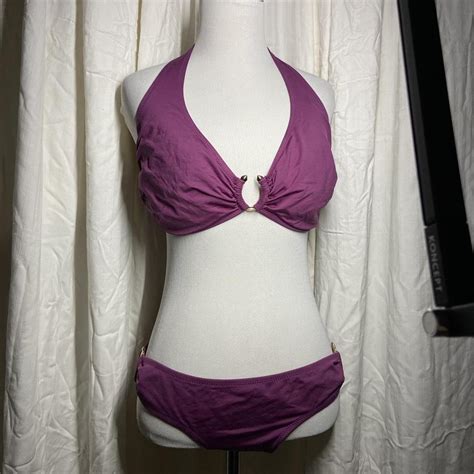 Victorias Secret Halter Bikini Set Size L Or Depop