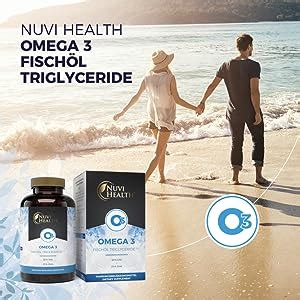 Premium Omega 3 Fischöl 1000 mg 240 Kapseln mit 3 facher Stärke 80