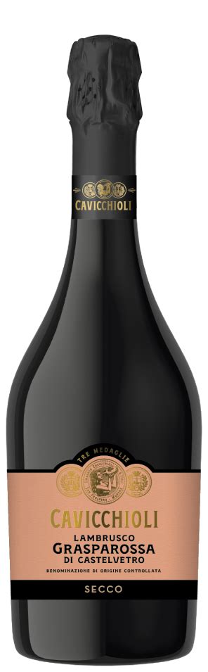 Lambrusco Grasparossa Doc Secco Tre Medaglie Cavicchioli