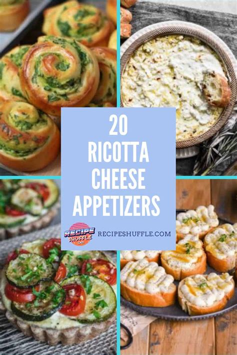 20 Best Ricotta Cheese Appetizers Recipe Shuffle