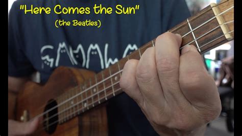 Here Comes The Sun The Beatles Ukulele Cover Youtube