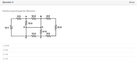 Solved Find the current through the 3Ω resistor Chegg