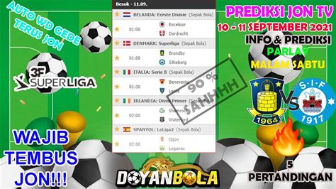 Prediksi Bola Mix Parlay Malam Hari Ini September Denmark