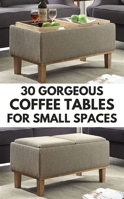 30 Gorgeous Coffee Tables For Small Spaces 2023 Coffee Table Small