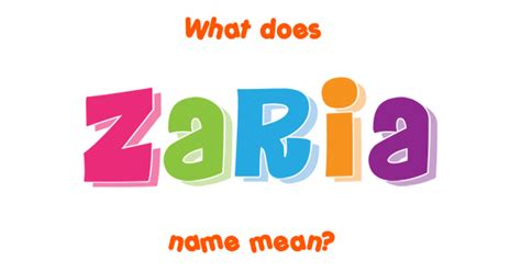 zaria  meaning  zaria