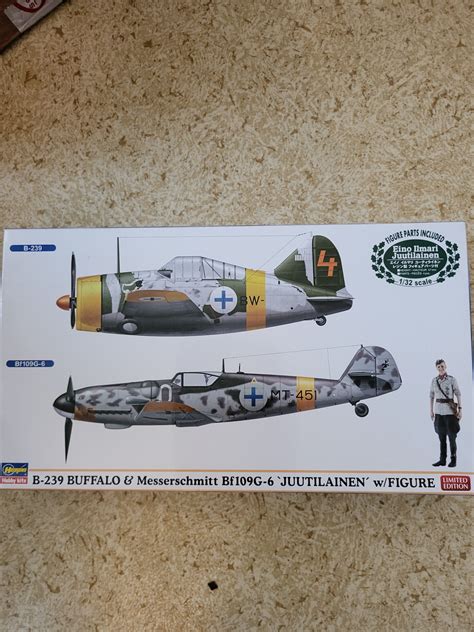 Buffalo B 239 Ja Messerschmitt BF 109G 6 JUUTILAINEN 1 72 Pekripe