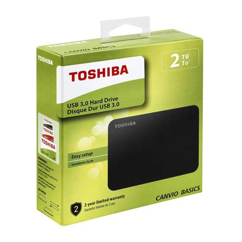 TOSHIBA CANVIO BASICS 2To NOIR