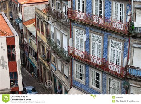 Casas Portuguesas Tradicionais Em Porto Foto De Stock Imagem De Porto