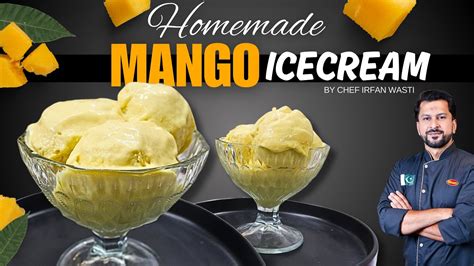 Easy Mango Ice Cream Recipe With Basic Ingredients How To Make Mango