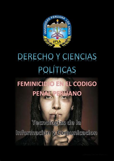 Feminicidio En El Codigo Penal Peruano By Luz Issuu