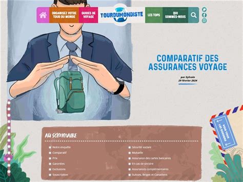 Tourdumondiste Comparatif Des 15 Meilleures Assurances De Voyage