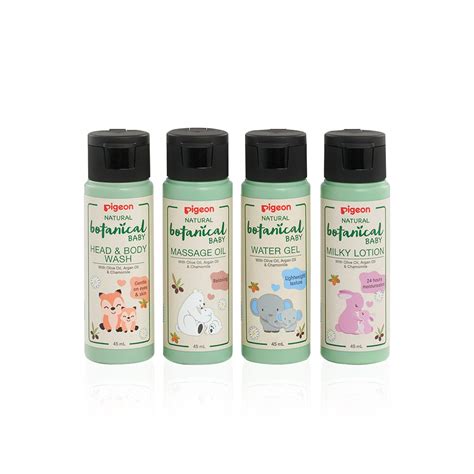 Natural Botanical Baby Travel Set Pigeon