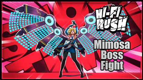 Hi Fi Rush Boss Fight Mimosa Hard Difficulty Youtube