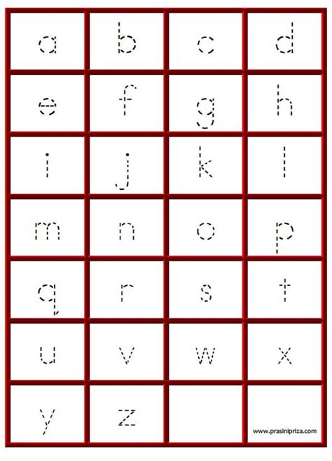 Handwriting Paper To Print Small Alphabet Letters Tracing Paper