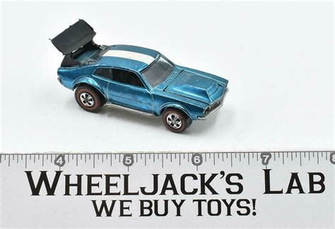 Mighty Maverick Aqua 1970 Redline Hot Wheels Mattel Vintage RL Wheeljack S Lab