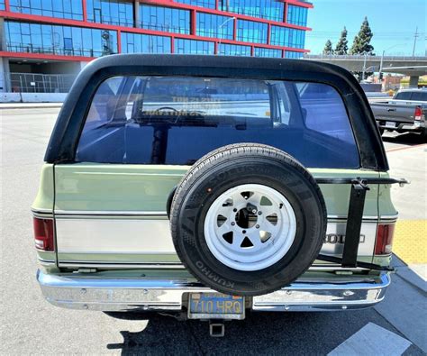 1973 Chevy Blazer K5 Cheyenne CA Blue Plate One Owner For Sale