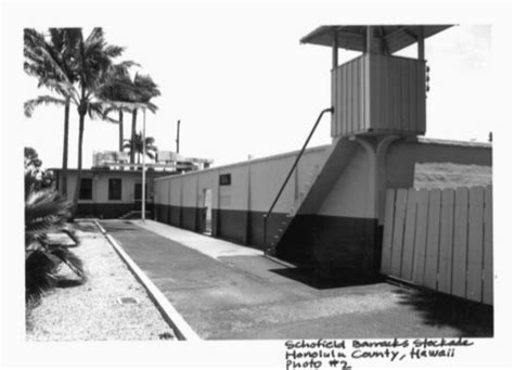 schofield barracks stockade historic hawaii foundation