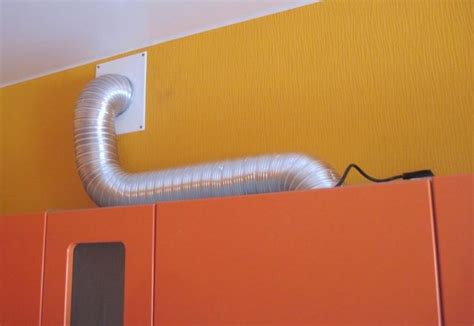 Гофра для вытяжки: труба воздуховод для кухонной вентиляции