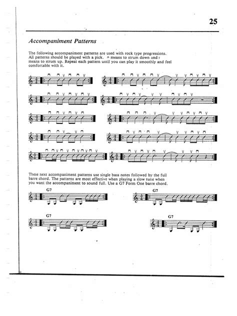 Accompaniment Patterns Pdf