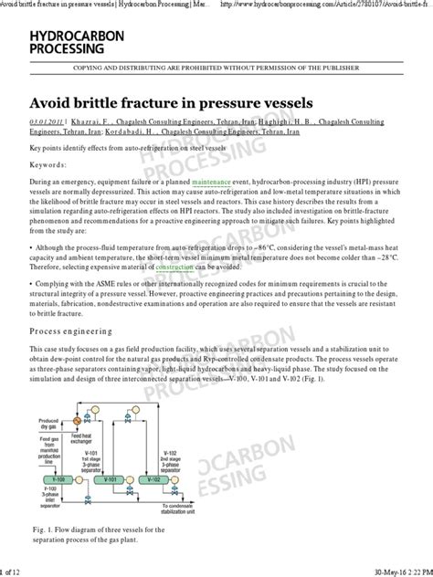 Avoid Brittle Fracture in Pressure Vessels | PDF | Fracture | Ductility