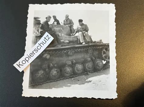 ALTES FOTO PANZER TANK BESATZUNG AFRIKAKORPS WW2 EUR 18 50 PicClick DE