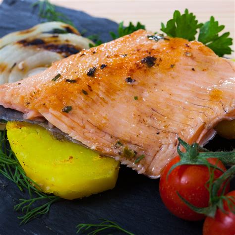Baked Trout With Blackberry Garlic Marinade The Little Shop Of Olive Oils