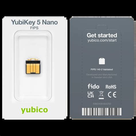 Yubico YubiKey 5 NFC FIDO2 / PIV Multi-Protocol Hardware Security Key — NANO (50PK-AGENCY) (YK5-NFC-NANO-50PK-AGENCY)