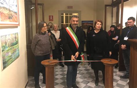 Il Sindaco Di Tortona Federico Chiodi Ha Inaugurato Una Mostra Di