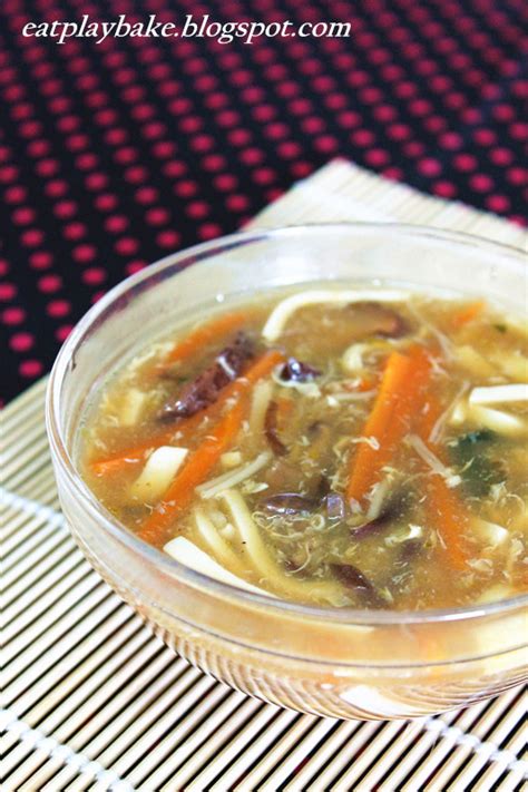 猫兒的天空 Eat Play Bake 酸辣汤 Chinese Hot and Spicy Soup