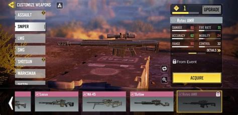 How To Unlock The Rytec Amr Sniper Rifle In Cod Mobile For Free