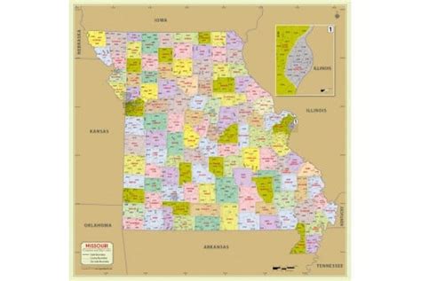 Missouri Zip Code Map Pdf