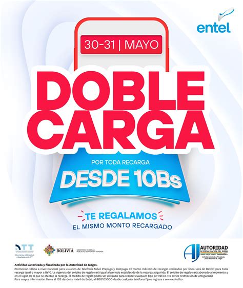 Entel S A On Twitter Este Fin De Mes Llega La Primera Doble Carga