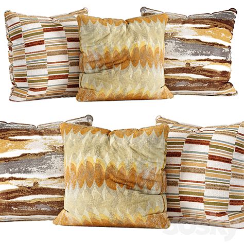 Pillow Collection Interior DV Kap Home 18 Pillows 3D Model