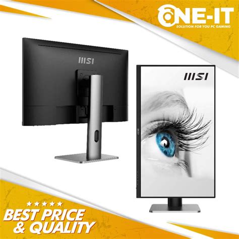 Jual Monitor MSI PRO MP273QP 27 IPS 2560x1440 WQHD 75Hz 1ms Anti Glare