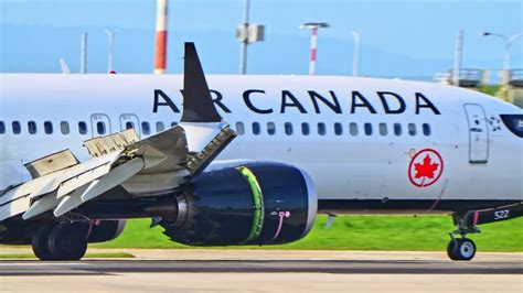 4k 20 Awesome Air Canada Arrivals And Departures B777 B789 A330