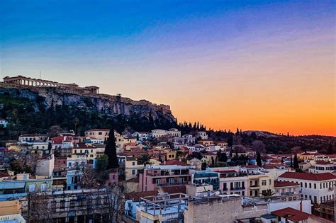 Sunset over Athens, Greece : r/travelpictures