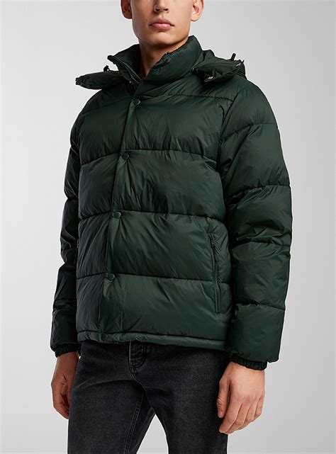 Forest Green Puffer Jacket Wood Wood Simons