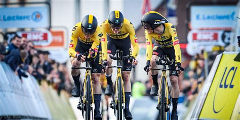 Paris Nice Jumbo Visma Wins The Team Time Trial By A Handful Of Seconds