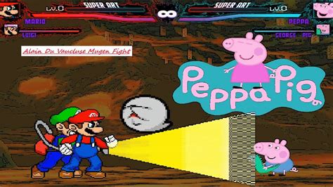 Mugen Mario Luigi Vs Peppa Pig George Pig Request YouTube