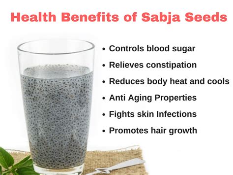 Amazing Health Benefits Of Sabja Seeds Basil Seeds For Health And Beauty