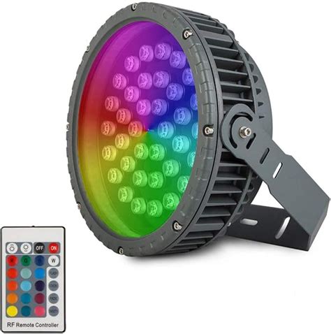 108w Rgb Flood Light Wheel Birds Nest Spotlight Outdoor Waterproof