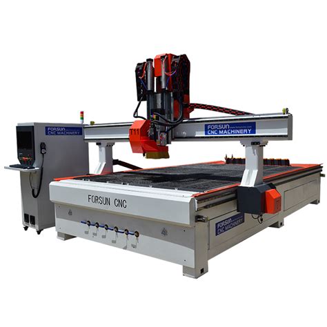 Atc Cnc Oscillating Knife Cutting Router Machine With Ccd Camera Forsun