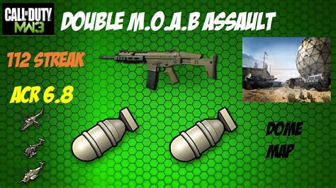 Mw Ps Double Assault Moab W Acr On Dome Youtube