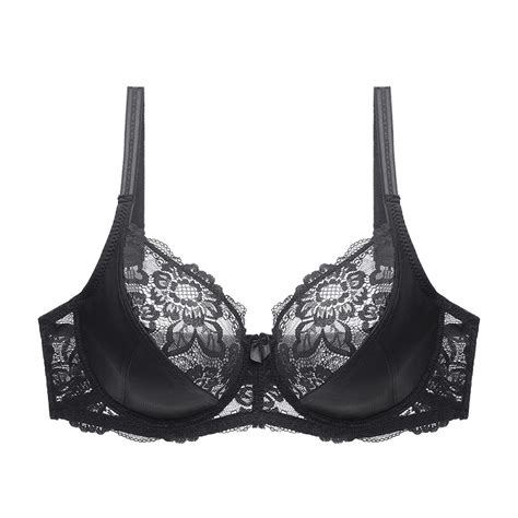 Lace Perspective Brassiere Women Sexy Lingerie Underwire Floral