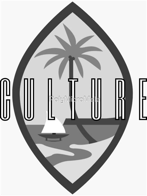 "GUAM CULTURE" Sticker for Sale by PolyMicroMela | Redbubble