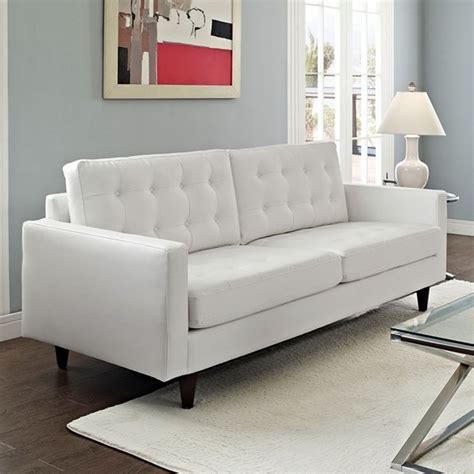 Enfield Modern White Leather Sofa | White leather sofas, Best leather sofa, Modern white leather ...