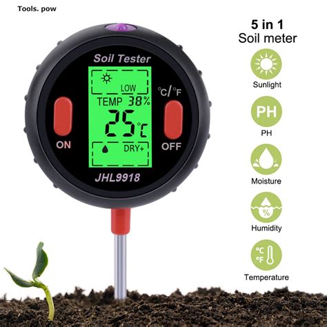 5 In 1 Soil PH Meter Soil PH And Moisture Meter Vicedeal