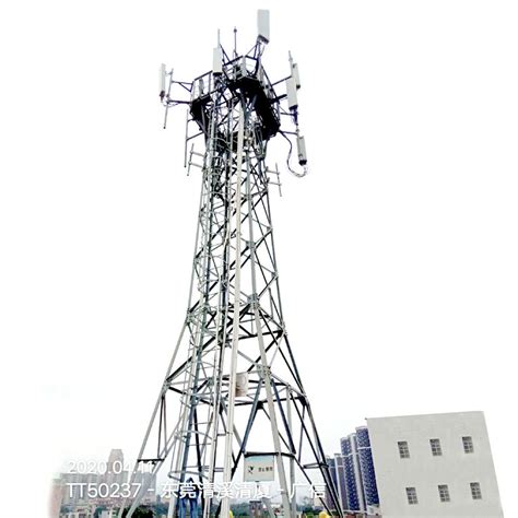 M M Angular Lattice Steel Towers Hot Dip Guyed Lattice Tower